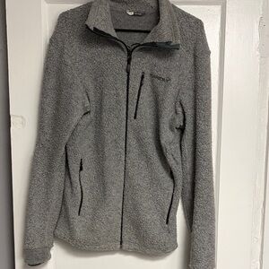 Men's Norrona Gray Full-Zip Sherpa Jacket